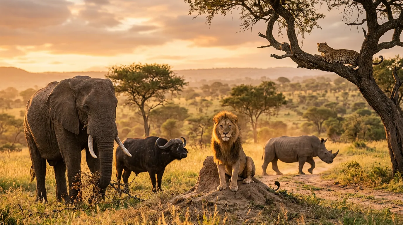 Bästa safari i Sydafrika 2026 — jämförelse av parker och lodger